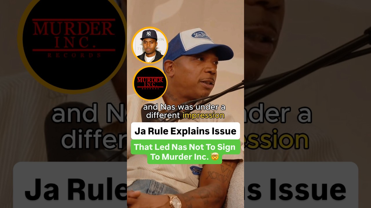 Ja Rule Explains Issue That Led Nas Not To Sign To Murder Inc. 🤯