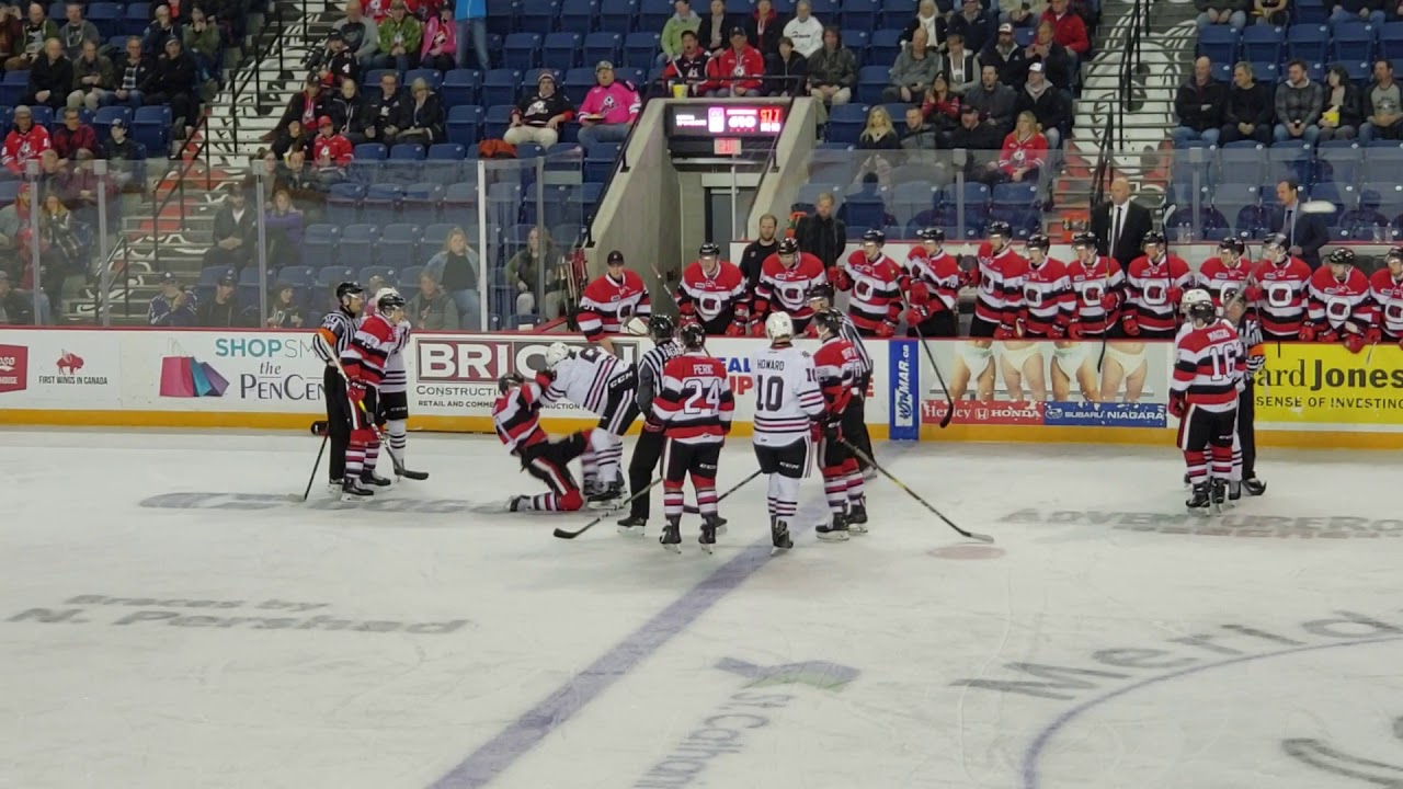 Andrew Bruder versus Kody Clark (OHL fight)