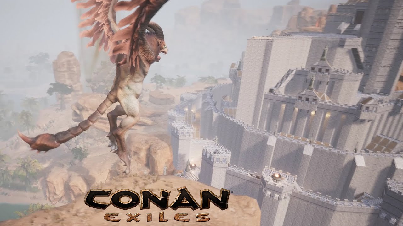 Jhebbal Sag VS Minas Tirith | Conan Exiles Avatar and Build Showcase