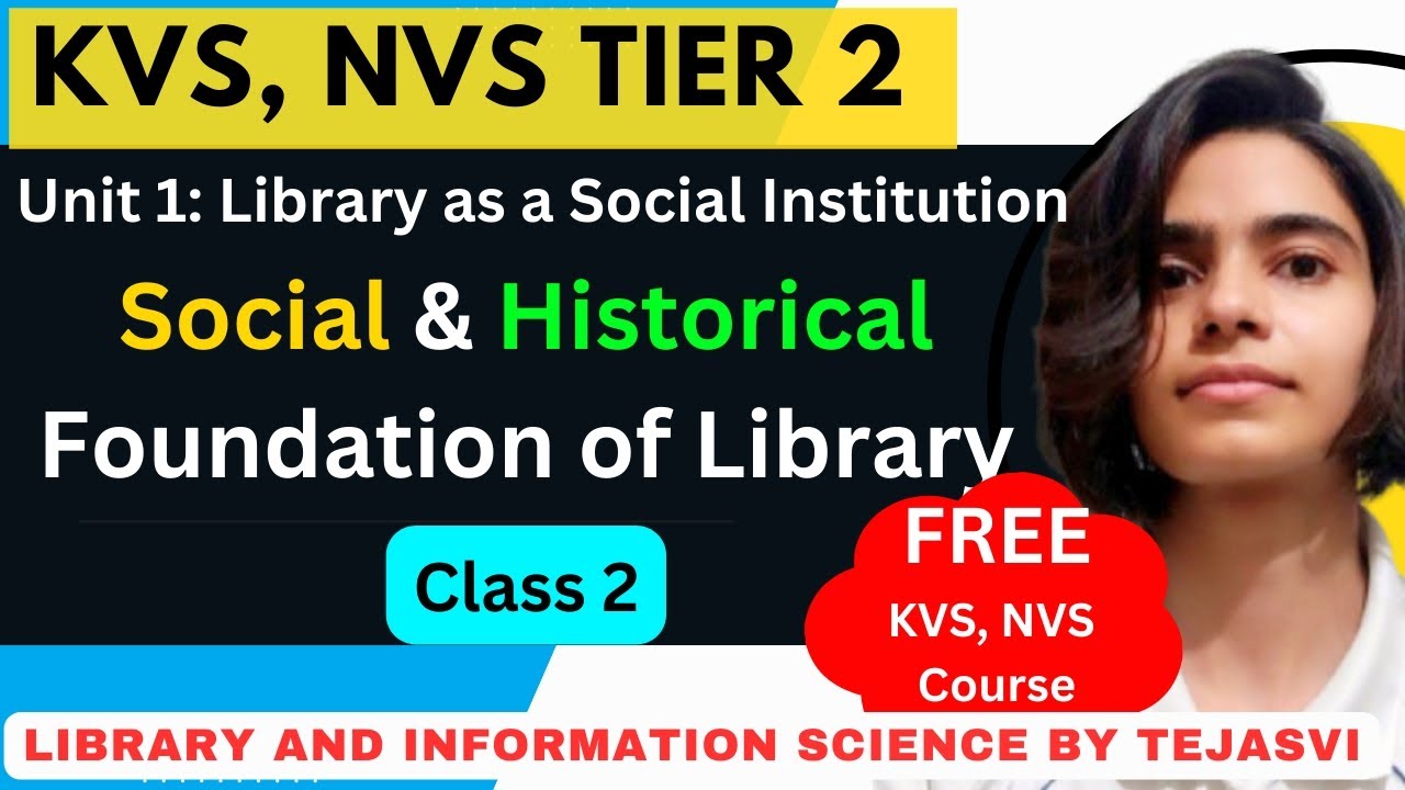KVS, NVS Librarian Tier 2 Class 2 | PYQ Library Science KVS, NVS Librarian  #kvslibrarian 
