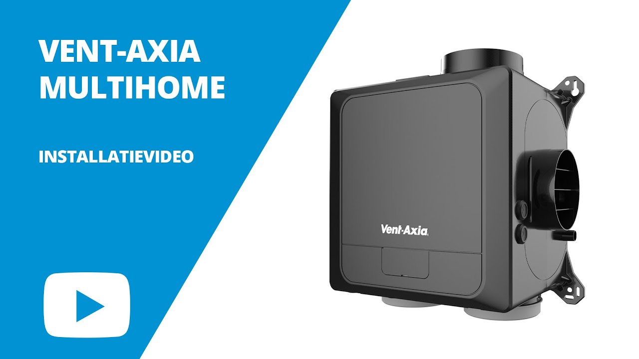 Installatie video - Vent-Axia Multihome Woonhuisventilator | Ventilatieland.nl