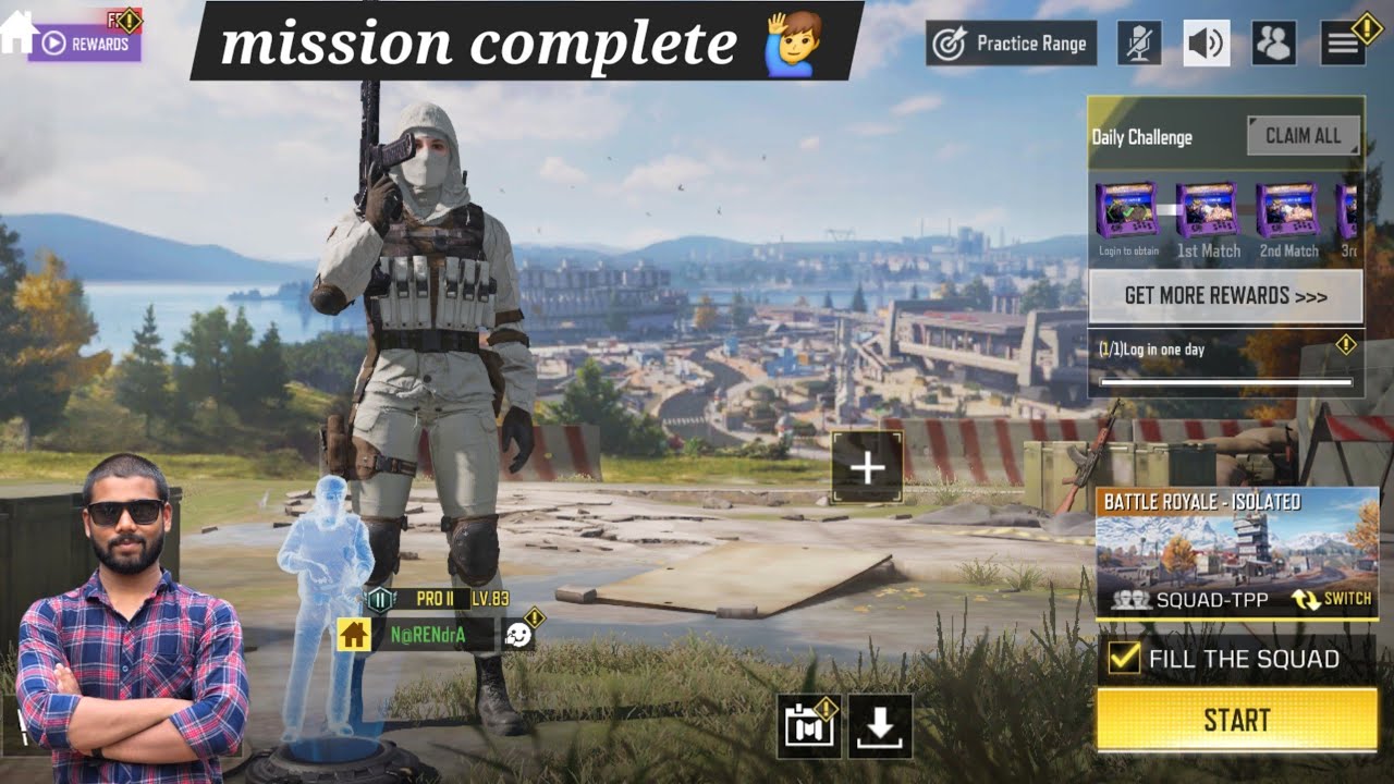 Battle Royal CODM game mission complete | Nkstech&gaming is live