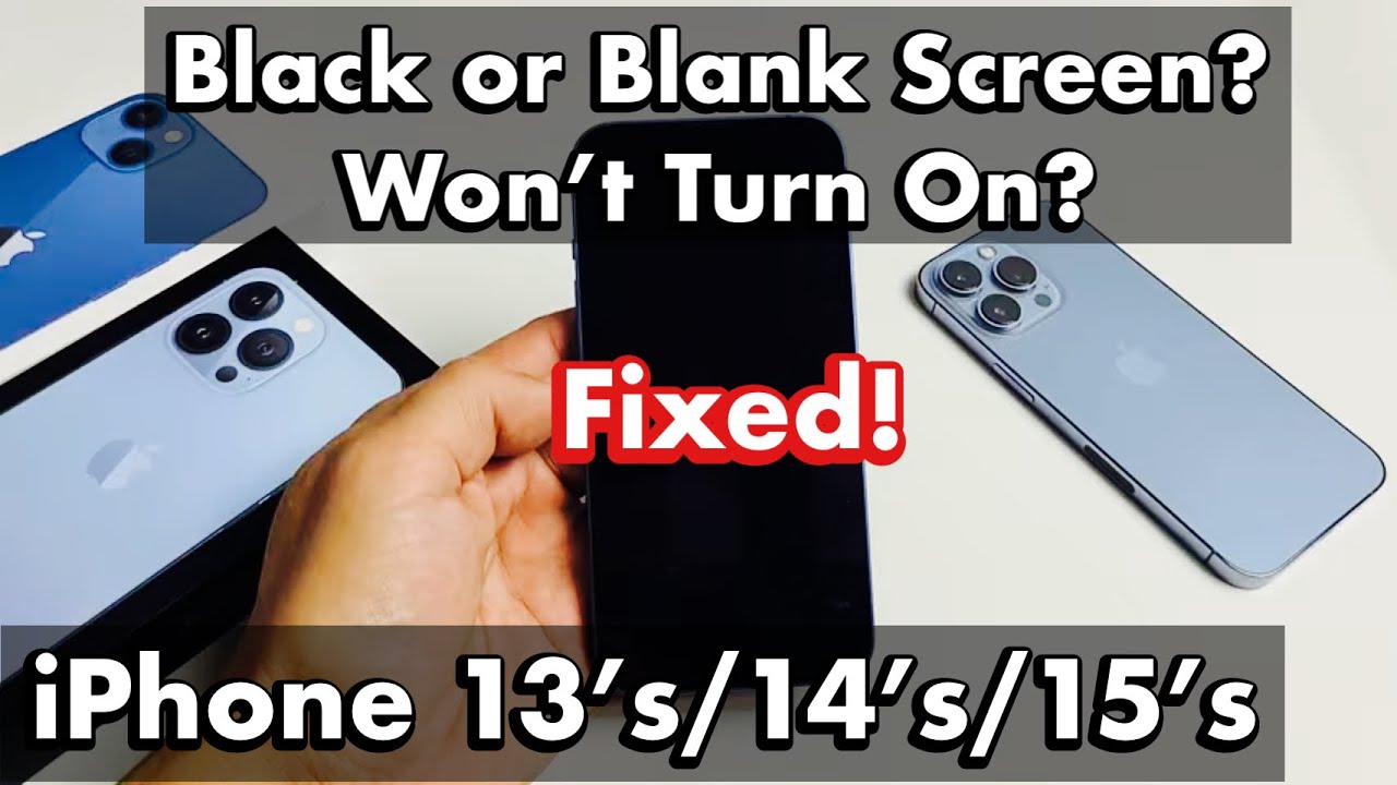 iPhone 13/14/15: чёрный экран, дисплей не включается? ИСПРАВЛЕНО — посмотрите первыми!