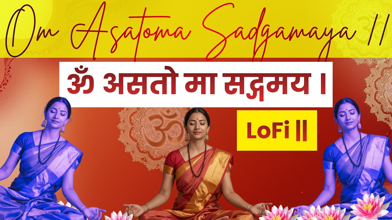 Sureela LoFi Kirtan | ॐ असतो मा सद्गमय | The Om Asato Maa Sad-Gamaya Shloka | #mantra #kiran #lofi