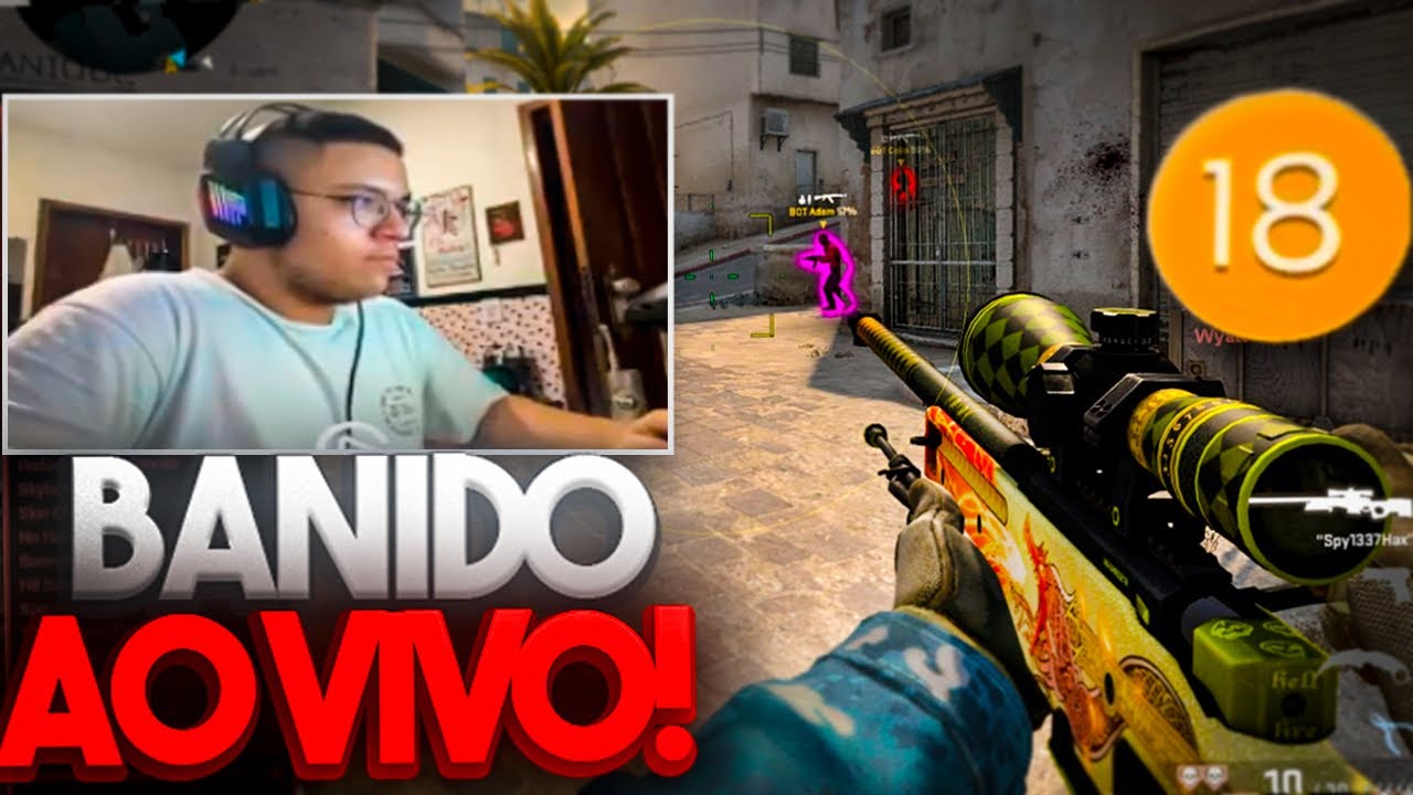 streamer BANIDO AO VIVO da GAMERSCLUB KKKKKKKK