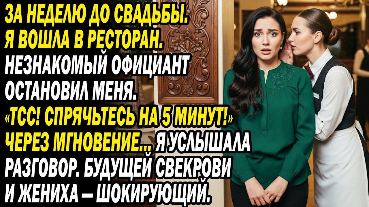 🗣️«Скорее за перегородку!» — прошептал официант. Я послушалась — через 5 минут всё поняла...💔😱.