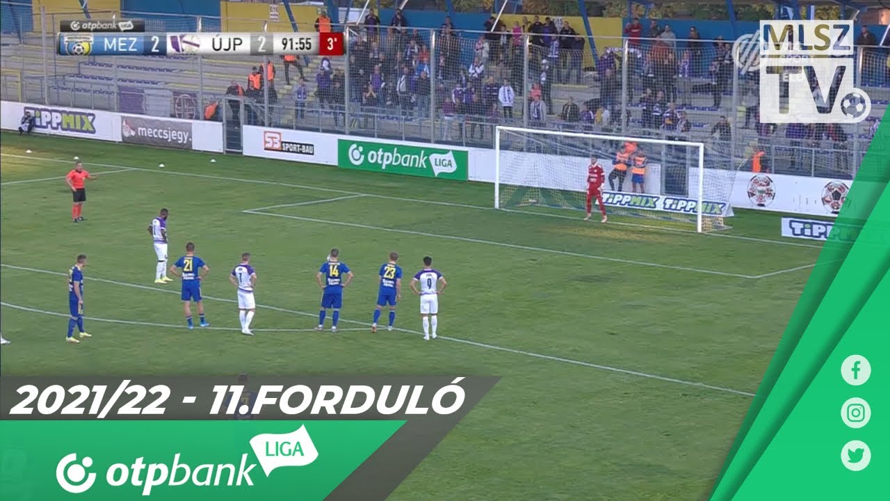 Mezőkövesd Zsóry FC – Újpest FC | 2-2 | (1-1) | OTP Bank Liga | 11. forduló | MLSZTV