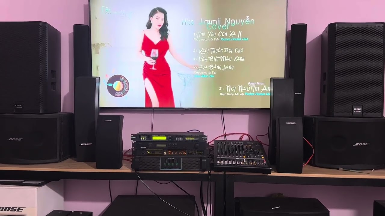 Bose 302.. trợ lời karaoke . Lắp đặt nhà thờ quán cafe không gian rộng. Chi tiết phần mô tả
