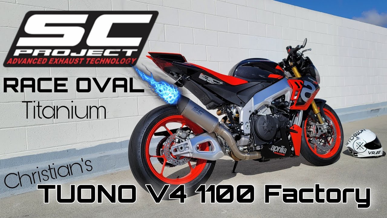 2021 Aprilia Tuono V4 1100 Factory Exhaust • SC Project + Accessories #Tuono #Accessories