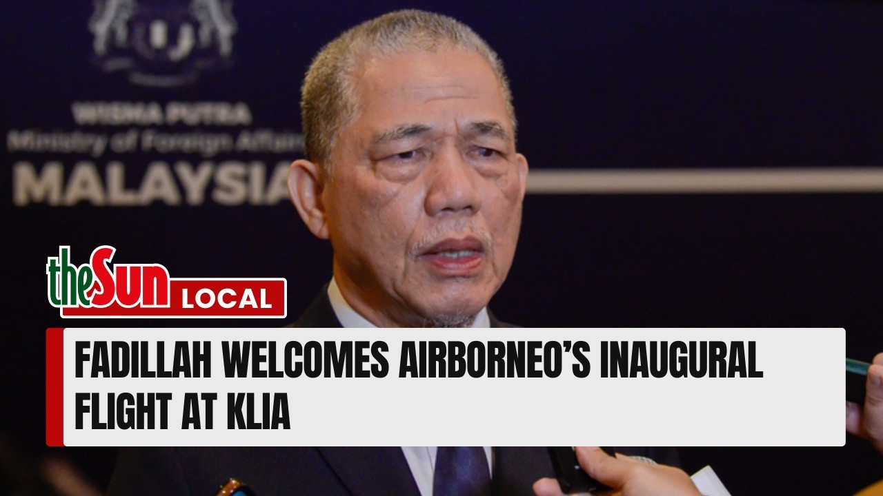 Fadillah welcomes AirBorneo&rsquo;s inaugural flight at KLIA