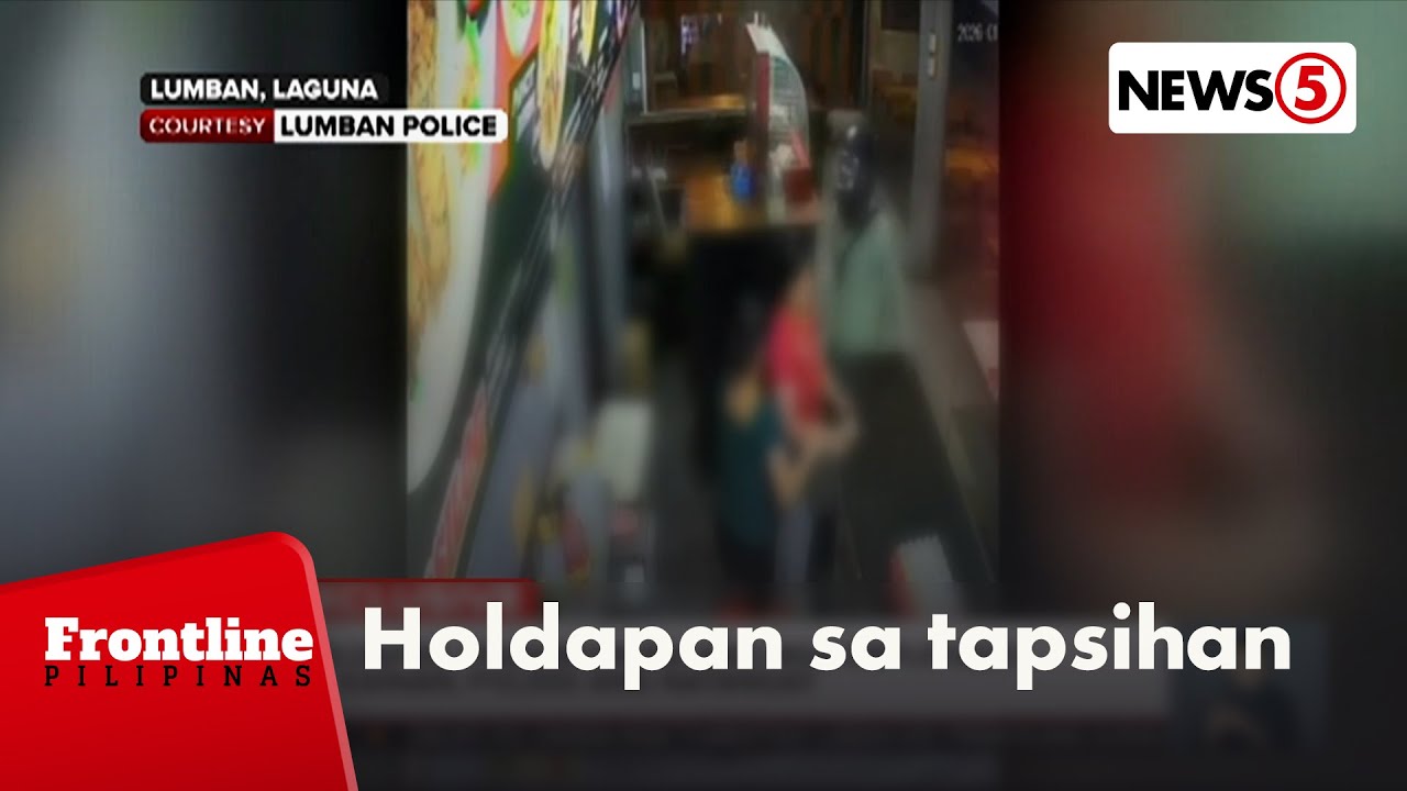 Holdaper, pinagmumura ang mga empleyado ng kainan; P13,000 ang natangay | Frontline Pilipinas