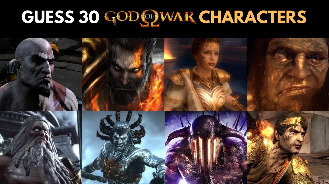 Can You Guess These God of War Characters? Greek Saga 🔥 (30 Trivia Clues)