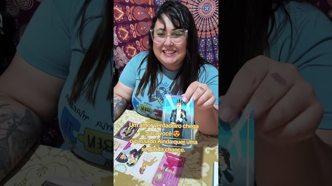 Chega na sua vida o amor verdadeiro 💞. O passado ainda quer uma segunda chance 😃