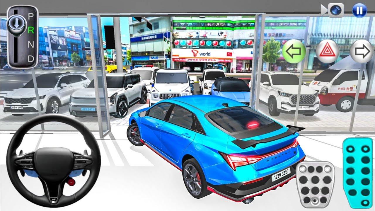 New Hyundai Elantra N Stuck in Showroom Parking Building - 3D Driving Class 2026 - Android Gameplay