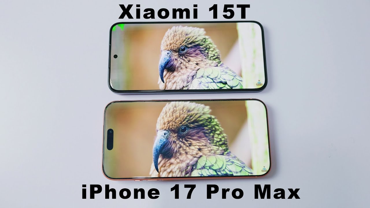 Сравнение Xiaomi 15T и iPhone 17 Pro Max на полной скорости — HyperOS