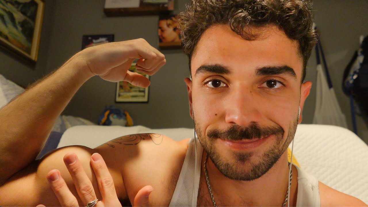 Male ASMR Rambles and Mic Cover Scratching