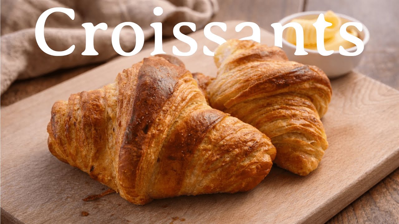 Croissants At Home Step by Step | Silent Cooking