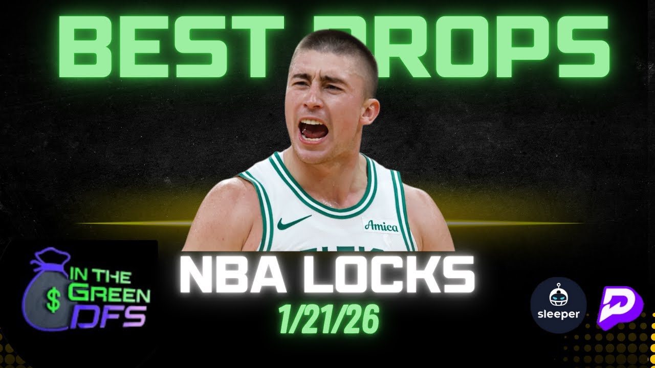 BEST NBA PROPS TODAY | BEST 5 BETS | WEDNESDAY 1/21/26 | BONUS BET 🔥