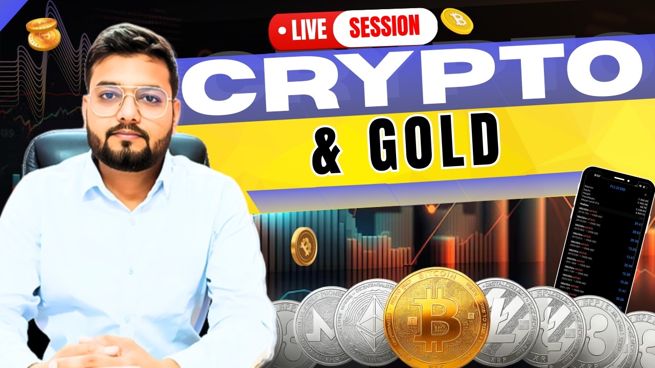 LIVE Crypto & Gold Analysis | XAUUSD & BTC LIVE Trade | InvestSign #crypto
