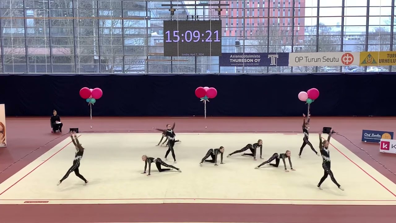 Fenyat Junior - HyVoLi ja Järvenpään Voimistelijat, Lahja Cup 7.4.24, 14-16 Kilpa
