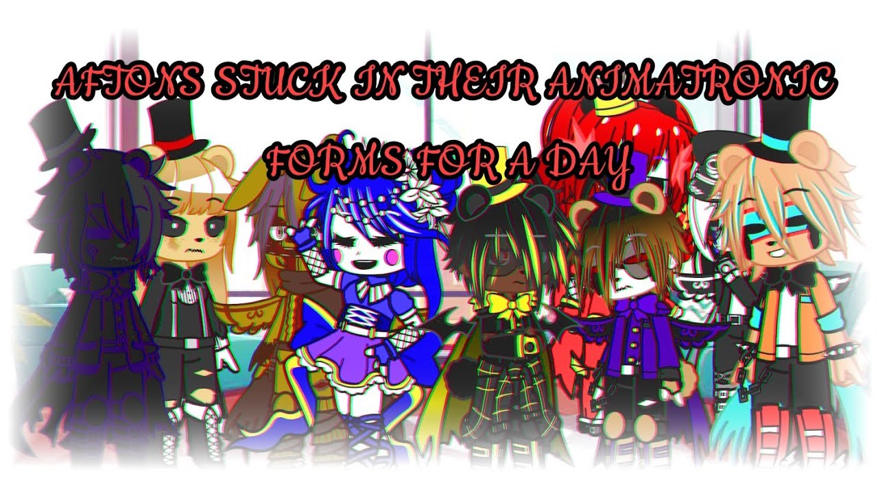 Aftons Stuck In Their Animatronic Forms For A Day|Jawz2232