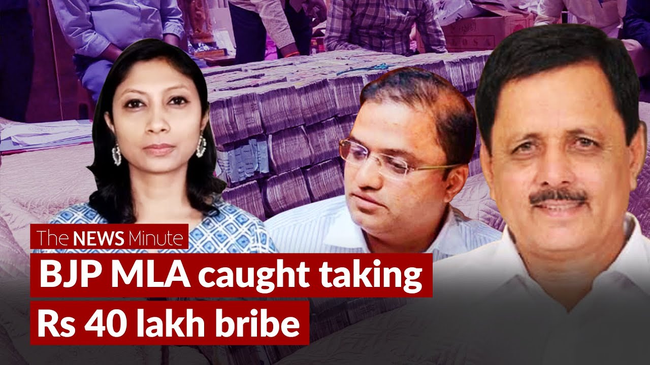 BJP MLA's son caught taking bribes as Amit Shah pitches for 'corruption free Karnataka'