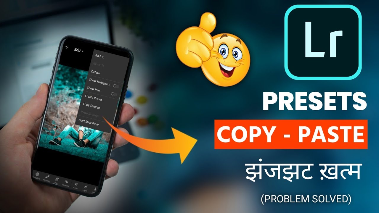 Lightroom Presets Copy/paste Problem solved||Lightroom Copy And paste settings - Presets not working