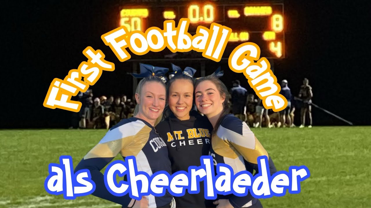 Mein erstes Football Game als Cheerleader 😍 // Auslandsjahr 2022/23 🌎