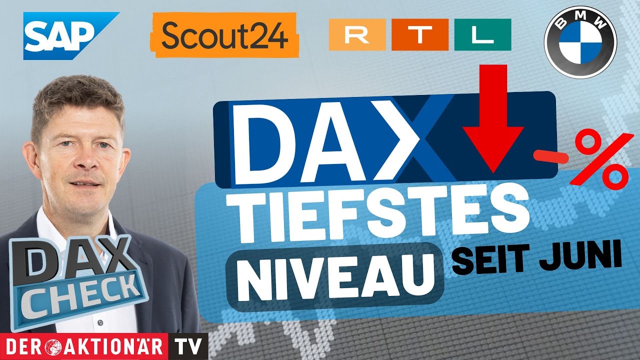 DAX-Check LIVE: BMW, RTL Group, SAP, Scout24, SFC Energy, Siemens Healthineers