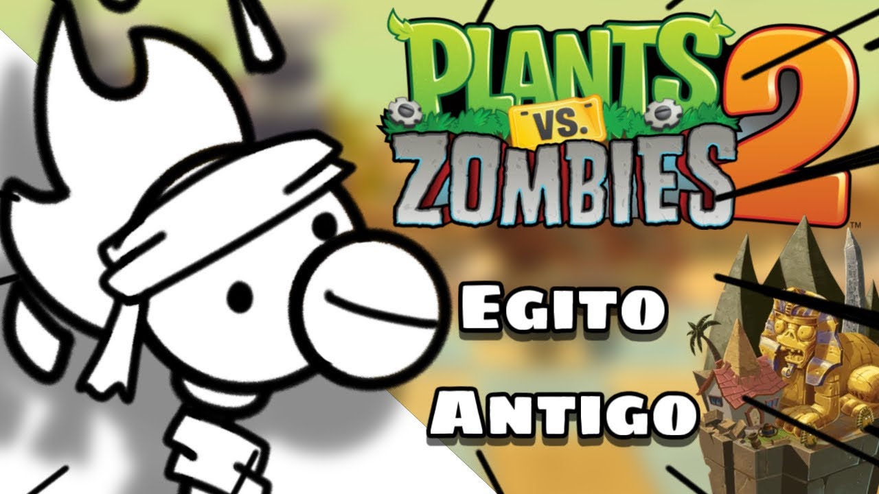 Plants vs zombies 2 Egito Antigo game play 