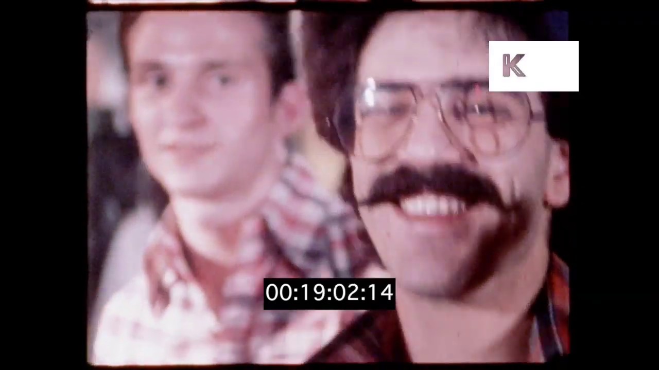 1970s, 1980s Disco Dancing, Nightclub, HD