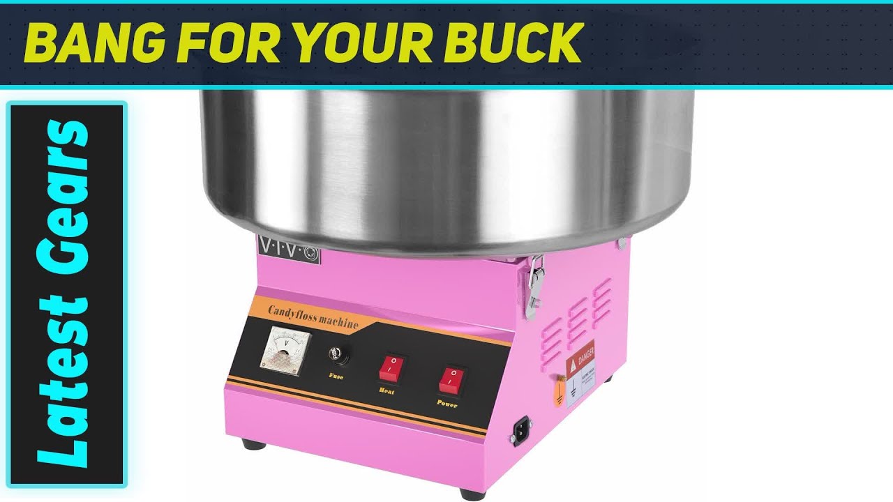 VIVO Pink Cotton Candy Machine - Best Value? CANDY-V001