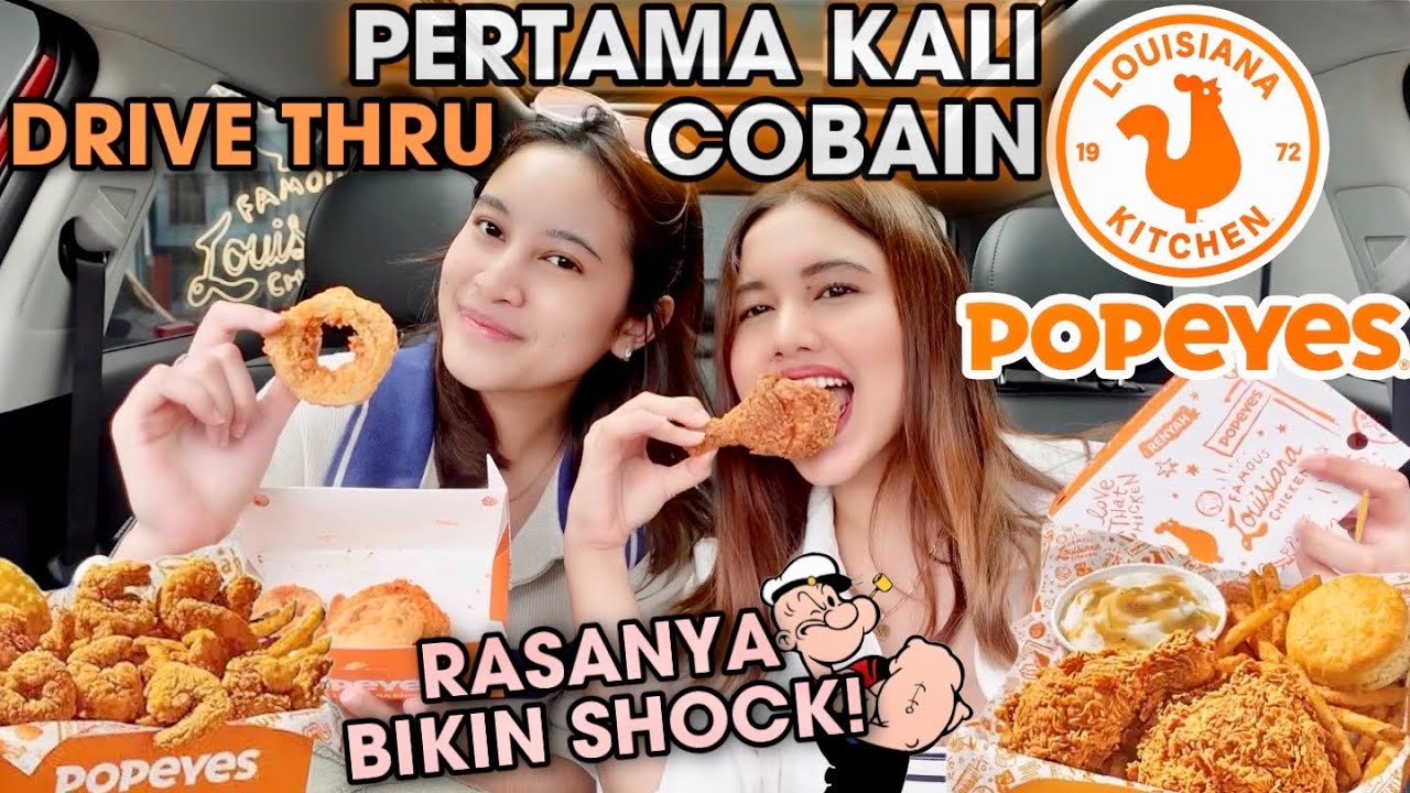 DRIVE THRU POPEYES w/ @Aurelliaurel !!FRIED CHICKEN LAIN KALAH??