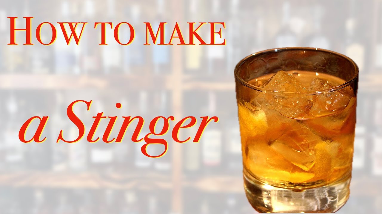How to make the Stinger Cocktail #cocktailoftheday #cocktailreviews #cocktailrecipe #cocktailreview