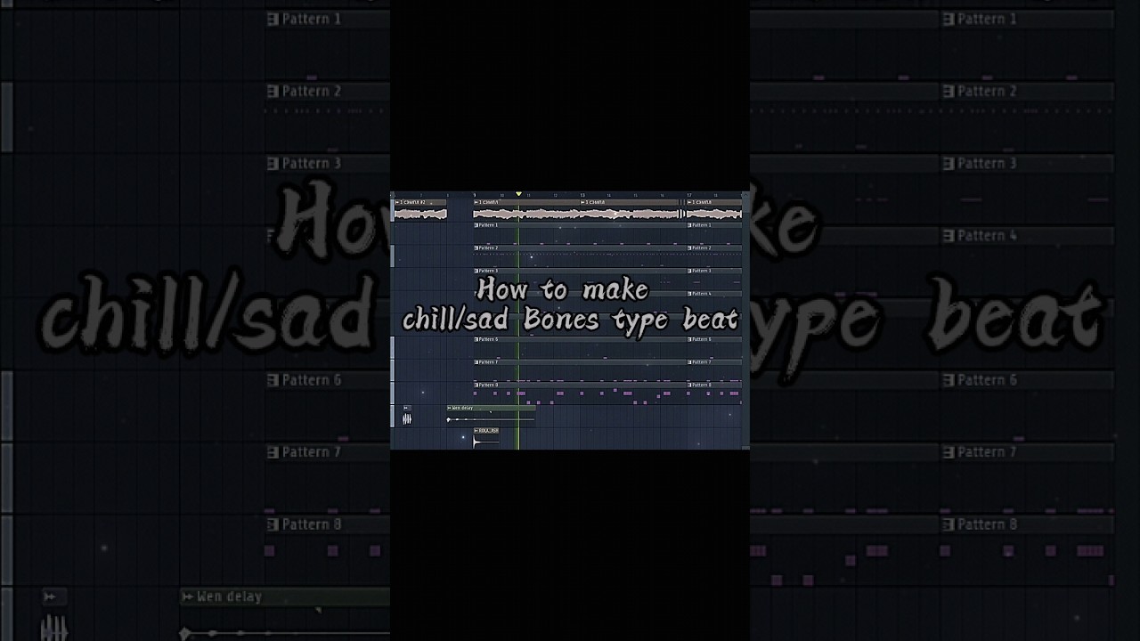 How to make chill/sad Bones type beat #bonestypebeat #bones #typebeat