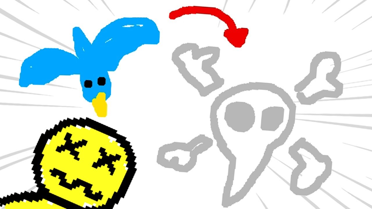 Quebrando muito de rir com desenhos horríveis