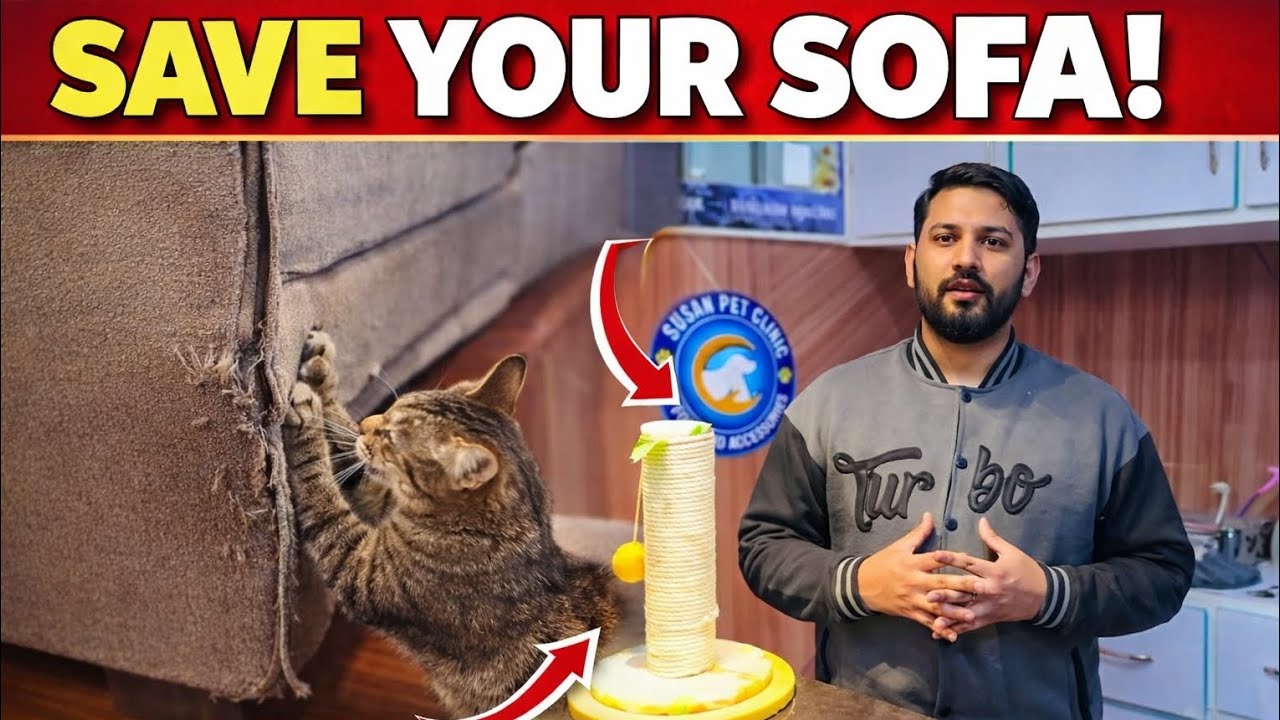 Use scratcher save sofa 