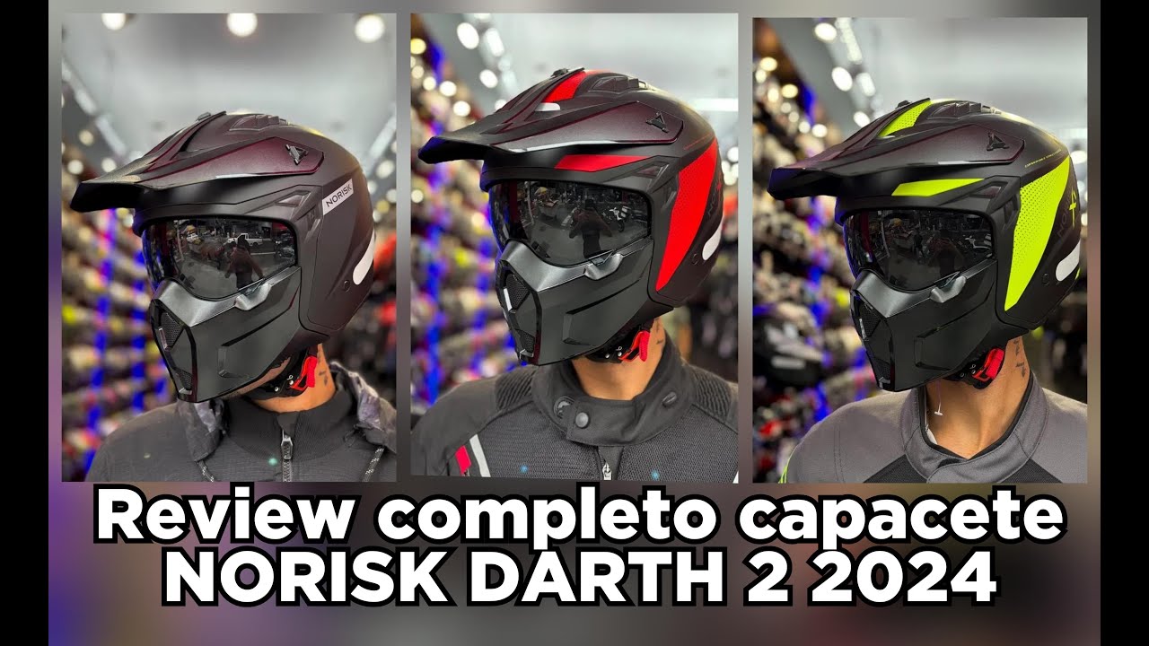 UNBOXING CAPACETE NORISK 2024 DARTH 2 review completo #norisk #darth #capacetes