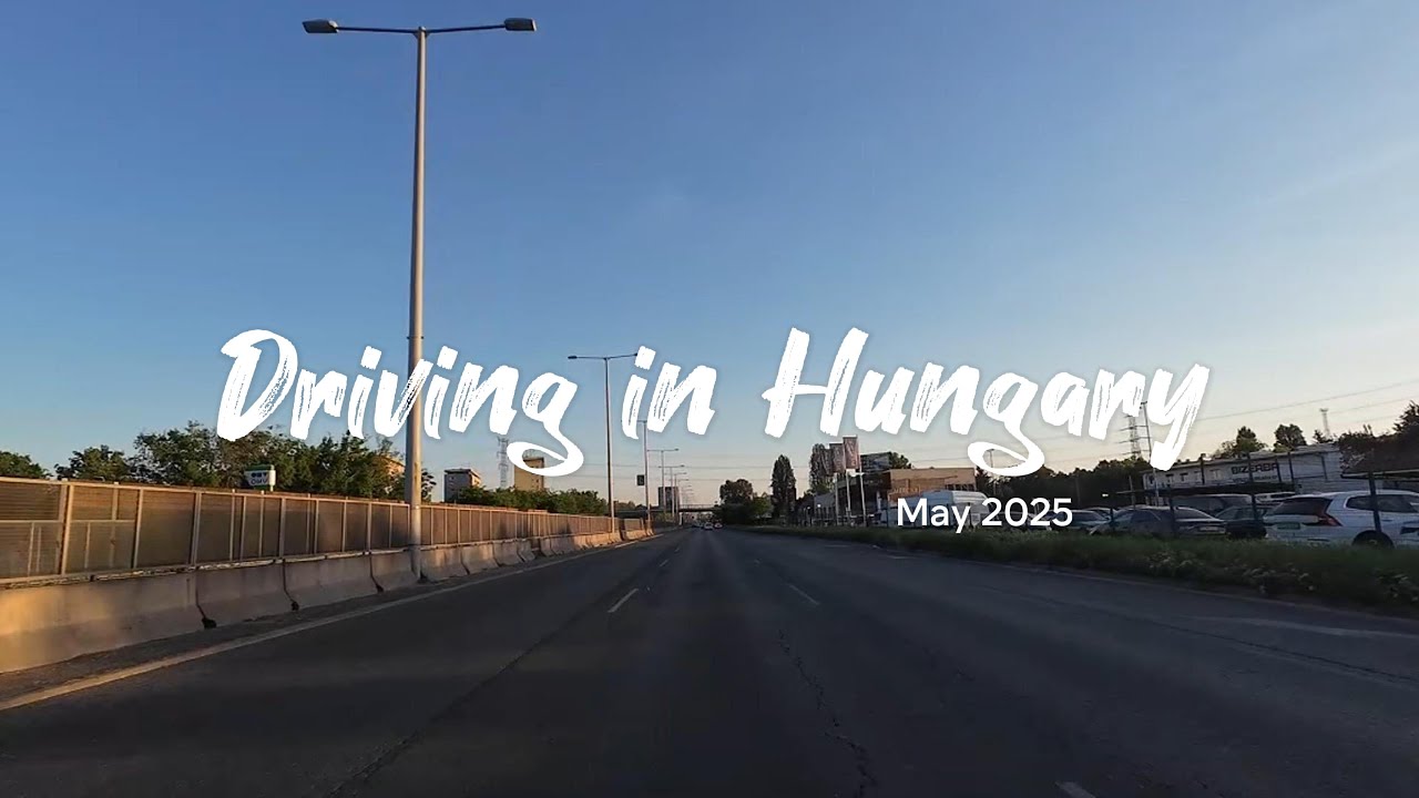 [4K] Driving in Hungary | From Suburbs to Buda Hills on a Spring Day
