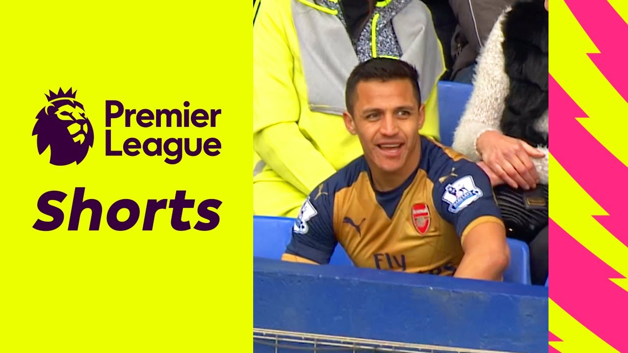 Alexis Sanchez taking a seat 