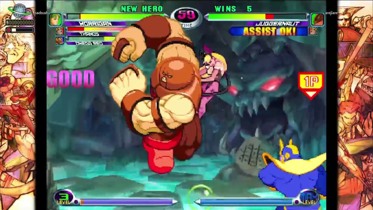 [Marvel vs Capcom 2]マブカプ２PS対戦17[mvc2]