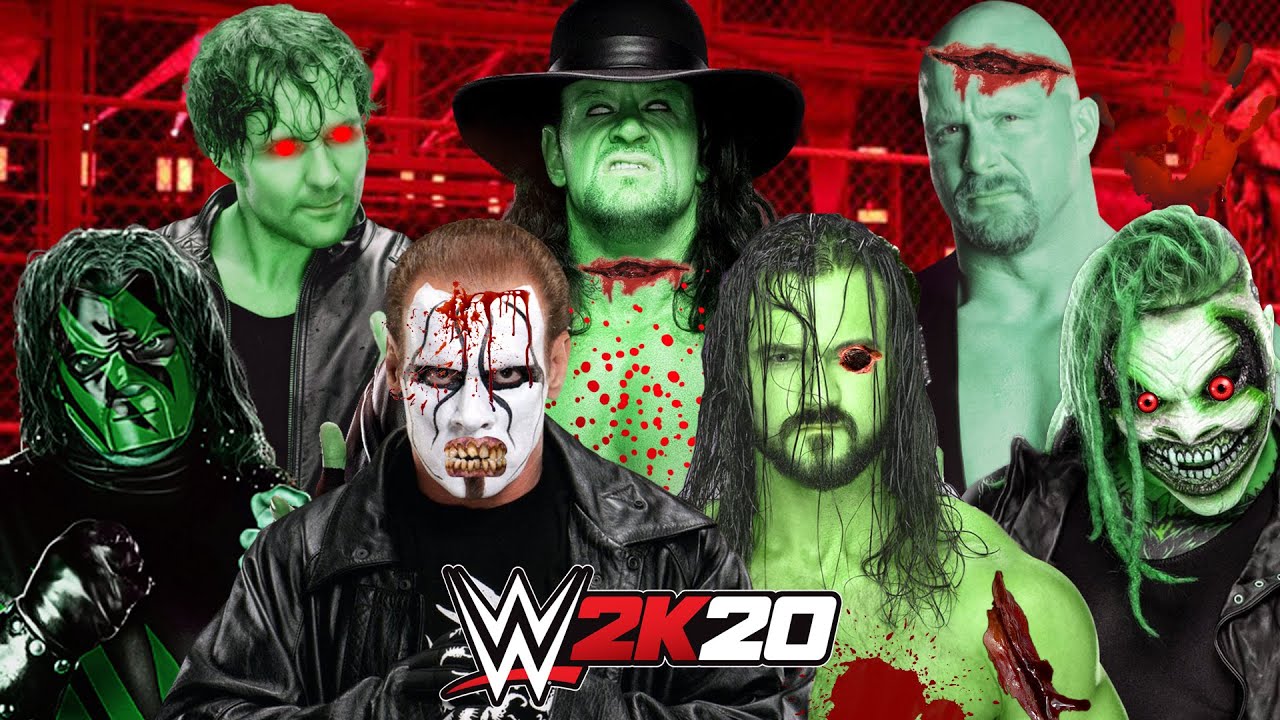 WWE ZOMBIE SUPERSTARS FIRST BLOOD ELIMINATION | MATCH WWE 2K20