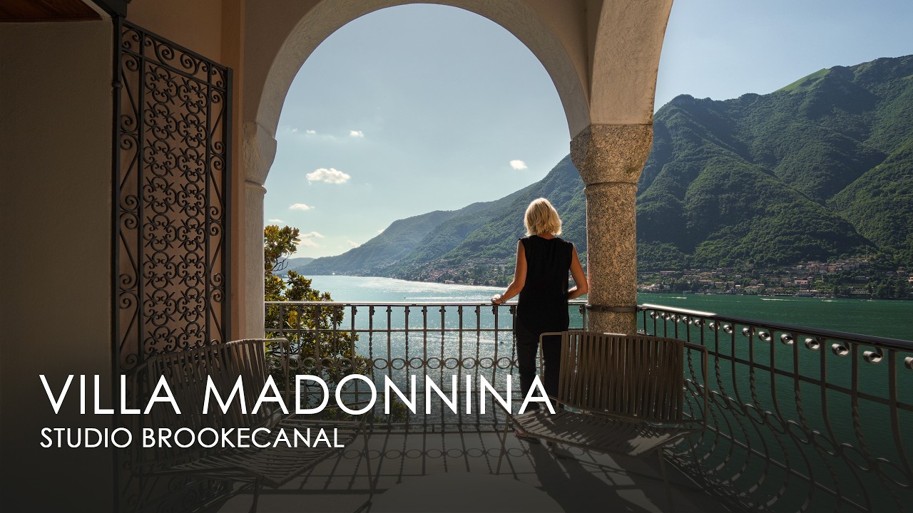 La magnifica villa sul lago di Como ristrutturata dallo Studio Brooke Canal