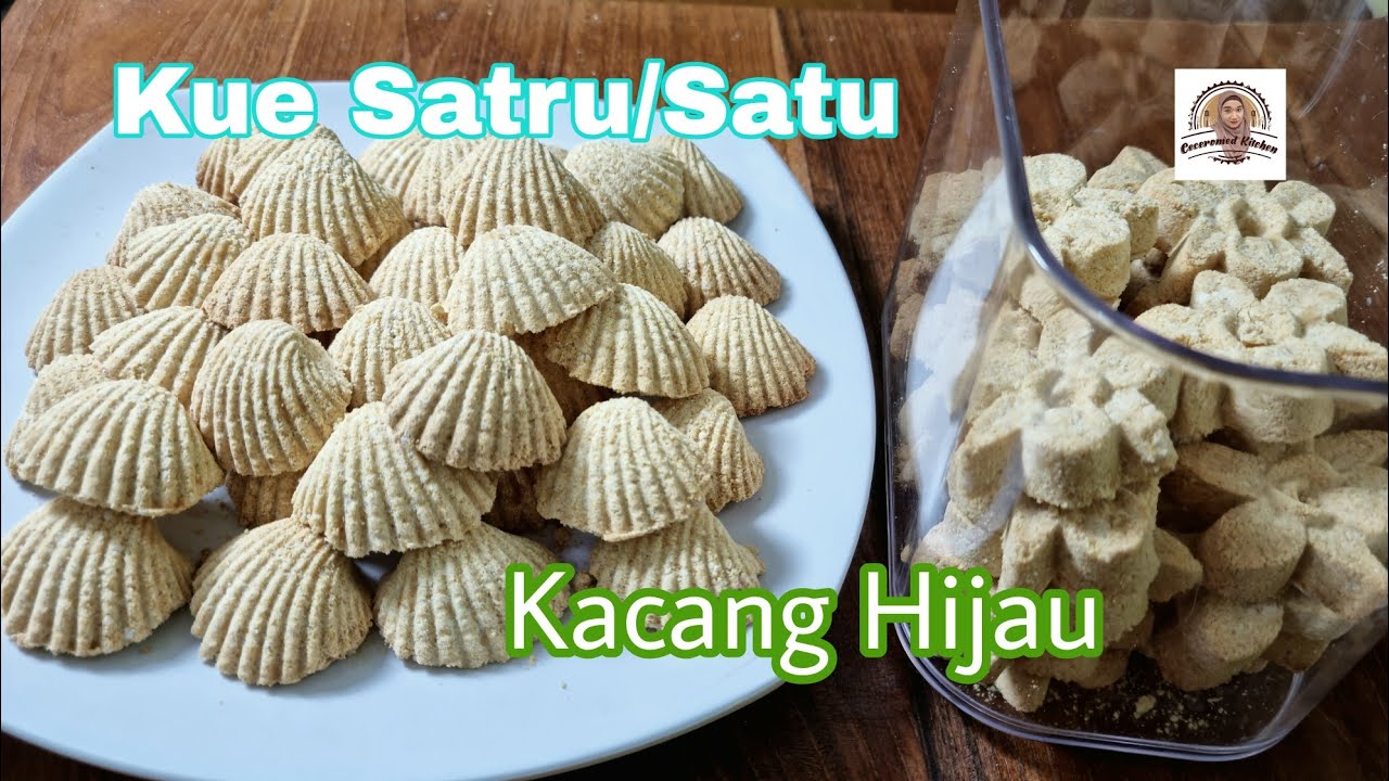 Kue Satru/Satu Kacang Hijau. Pertama Kali Bikin Kue Jadul Ini, Nekad Aja, Hasilnya...