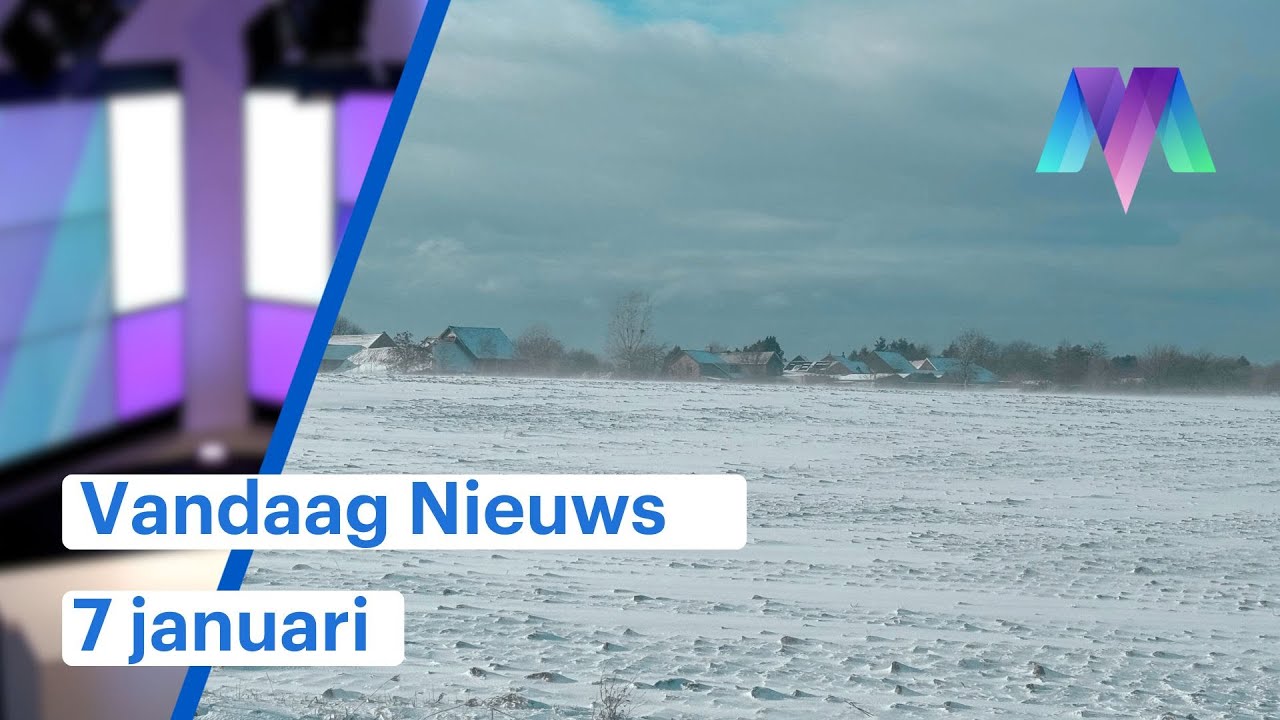 Vandaag Nieuws: dik pak sneeuw in de Westelijke Mijnstreek
