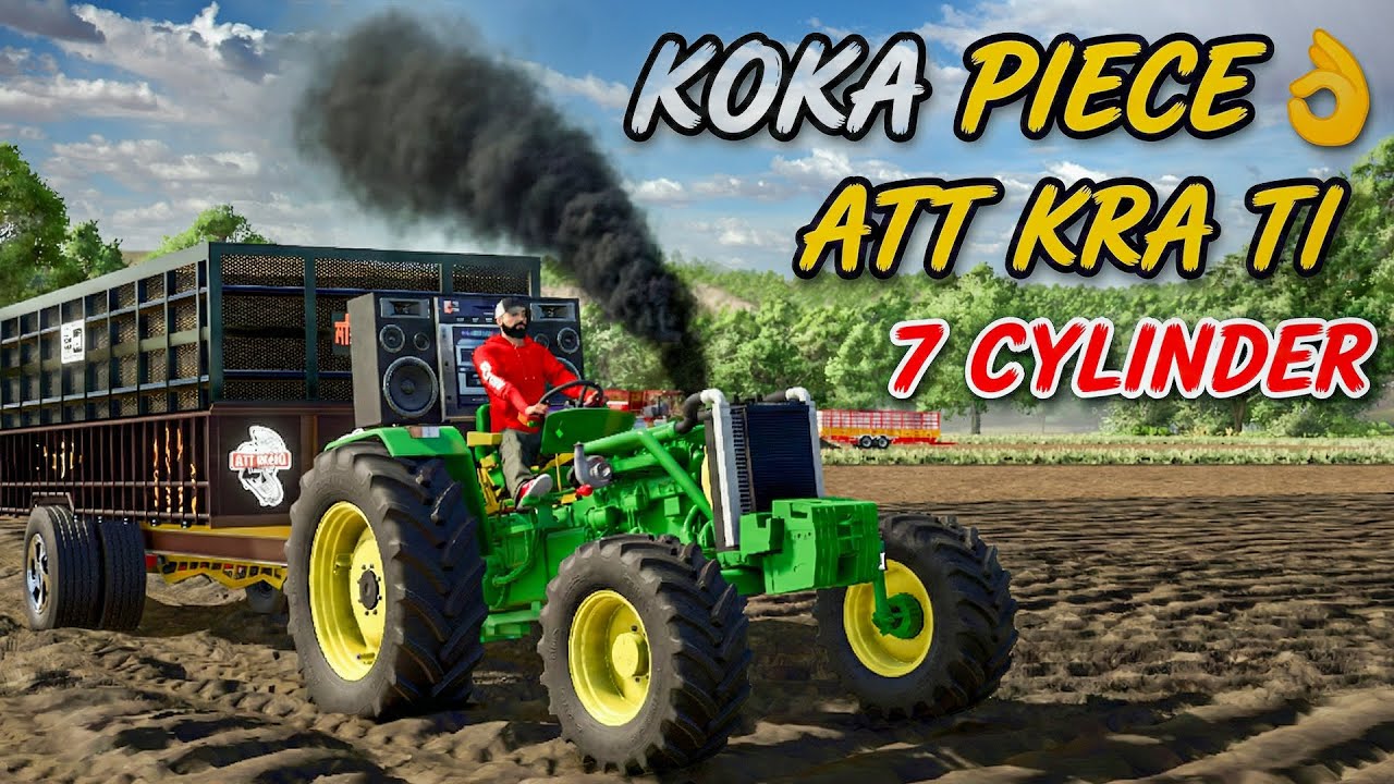 7 CYLINDER ENGINE in a 50HP TRACTOR?! 🤯 John Deere 5050d | Hof Bergmann | FS25 | Kaleryt