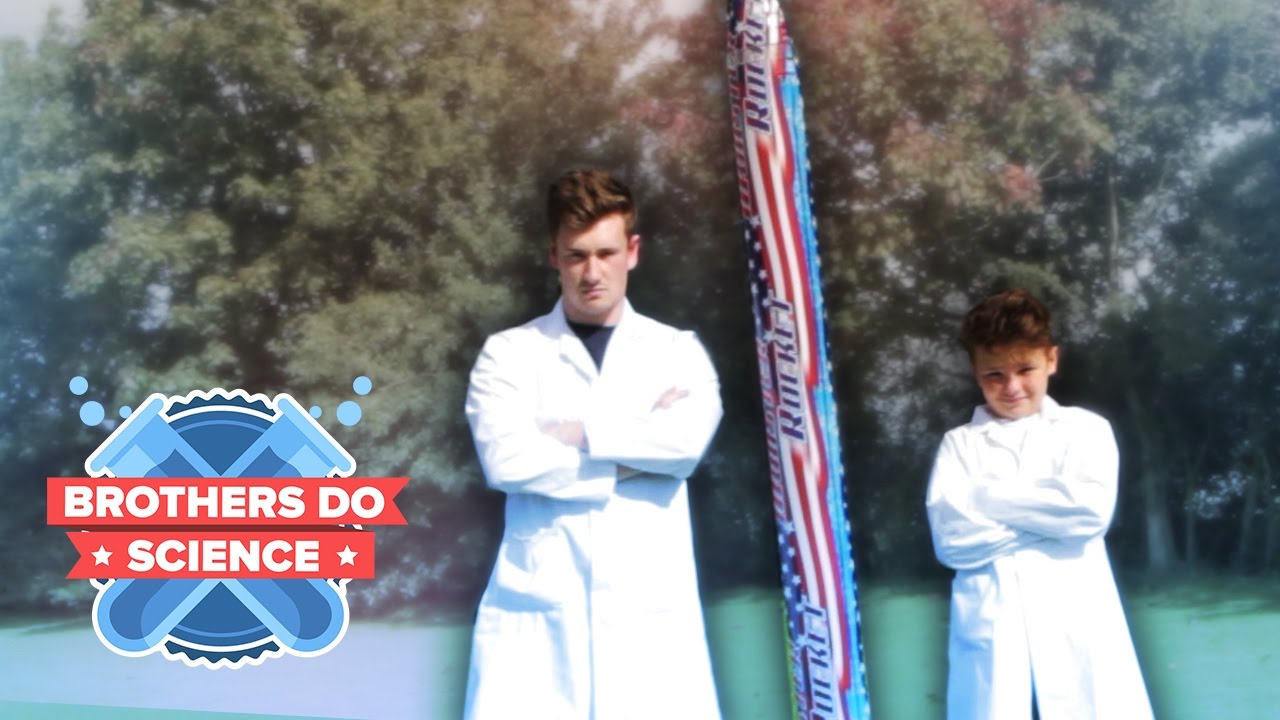 SUPER SOAKER MONSTER ROCKET | Brothers Do Science