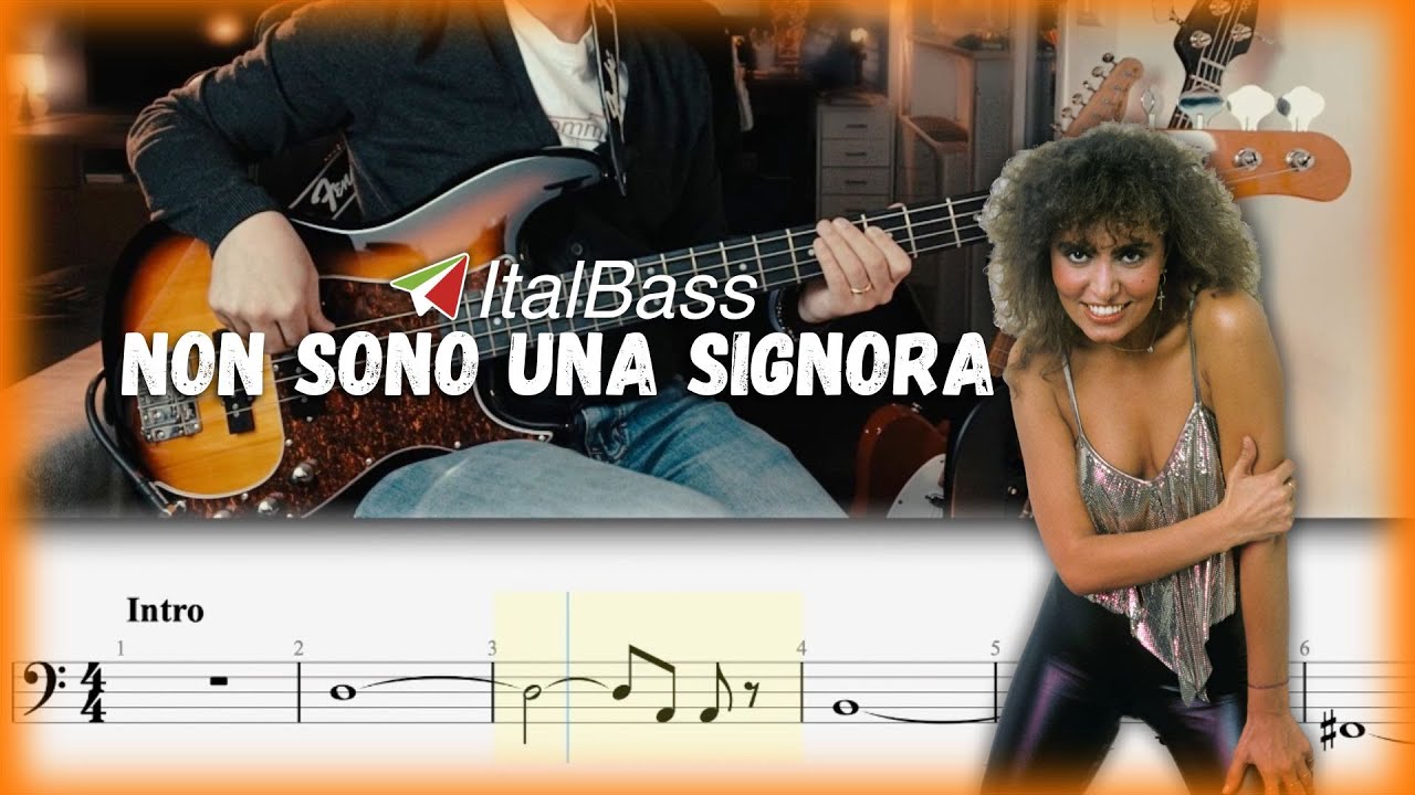 #ItalBass: Loredana Bertè - Non Sono una Signora - Spartiti per Basso Elettrico