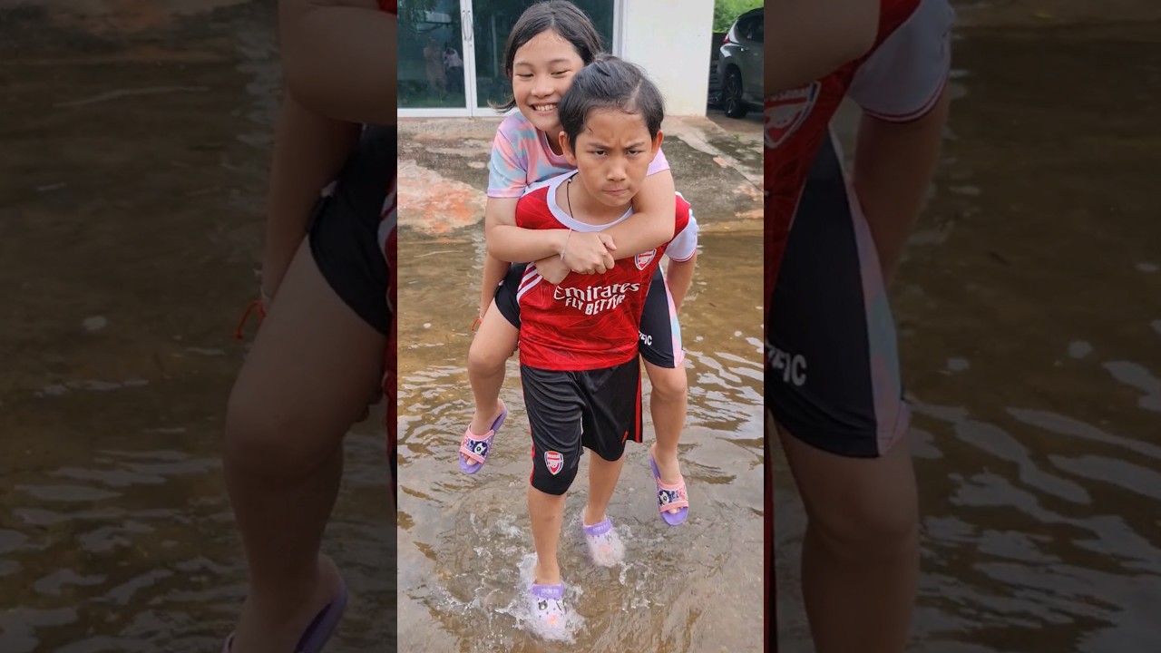 My Hero Brother‼️ How to Survive Flood😎💕❤️ | JJaiPan #Shorts