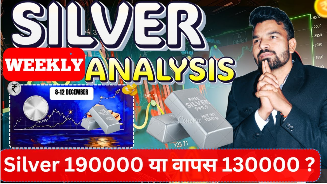 SILVER  WEEKLY ANALYSIS l 8-12 DEC l SILVER MCX NEXT WEEK TARGET #silvermcweeklyxanalysis